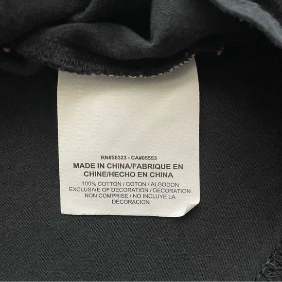 Nike Women's T-Shirt Size XS Black/White Cropped Casual Logo Cotton - Picture 5 of 5